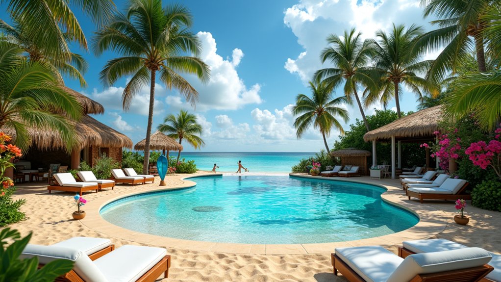 23 Pool Design Ideas With Kids Area Concepts for Family Fun tropical backyard paradise retreat