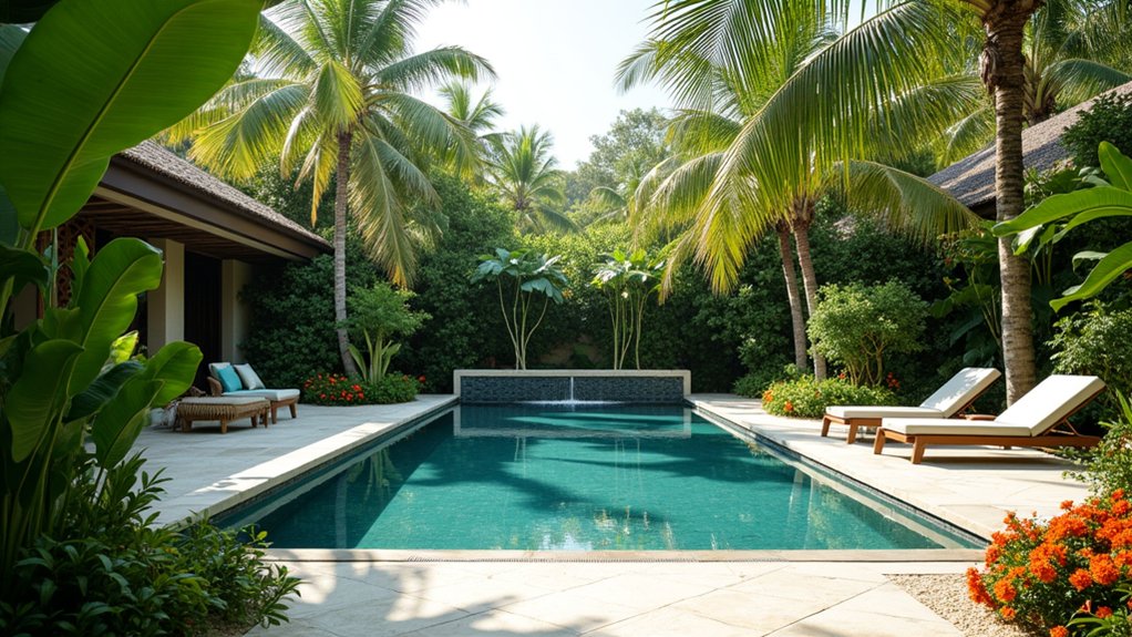 23 Smart Pool Design Concepts to Plan the Perfect Space tropical oasis backyard retreat