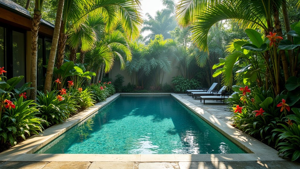 15 Stylish Plunge Pool Design Ideas to Cool Down in Style tropical paradise relaxation retreat