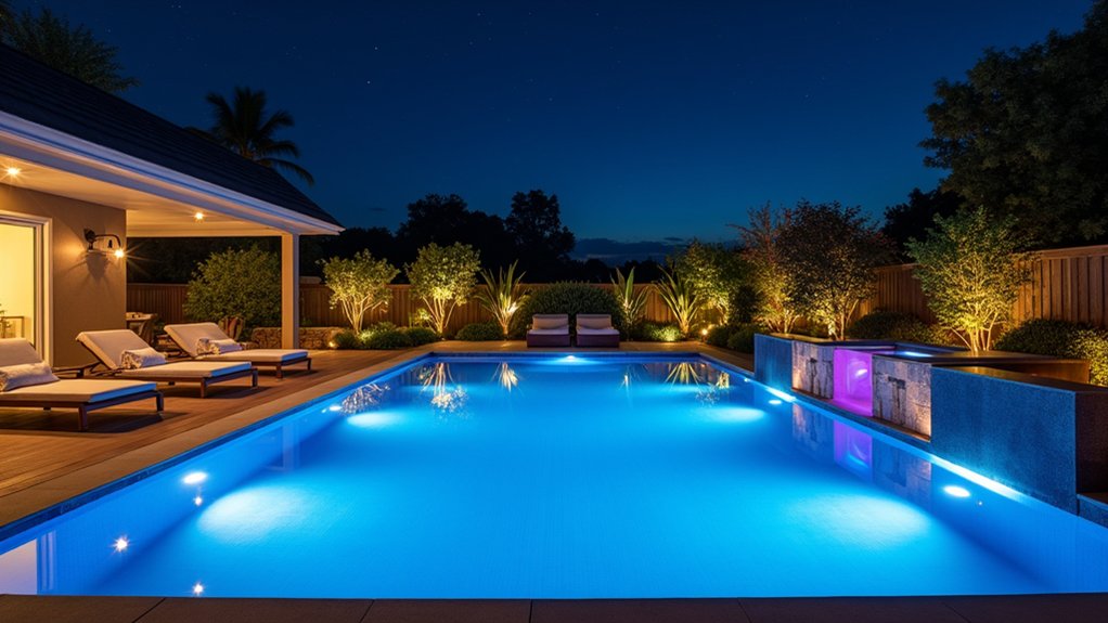 15 Unique Pool Design Ideas to Inspire One-of-a-Kind Spaces twinkling lights serene ambiance