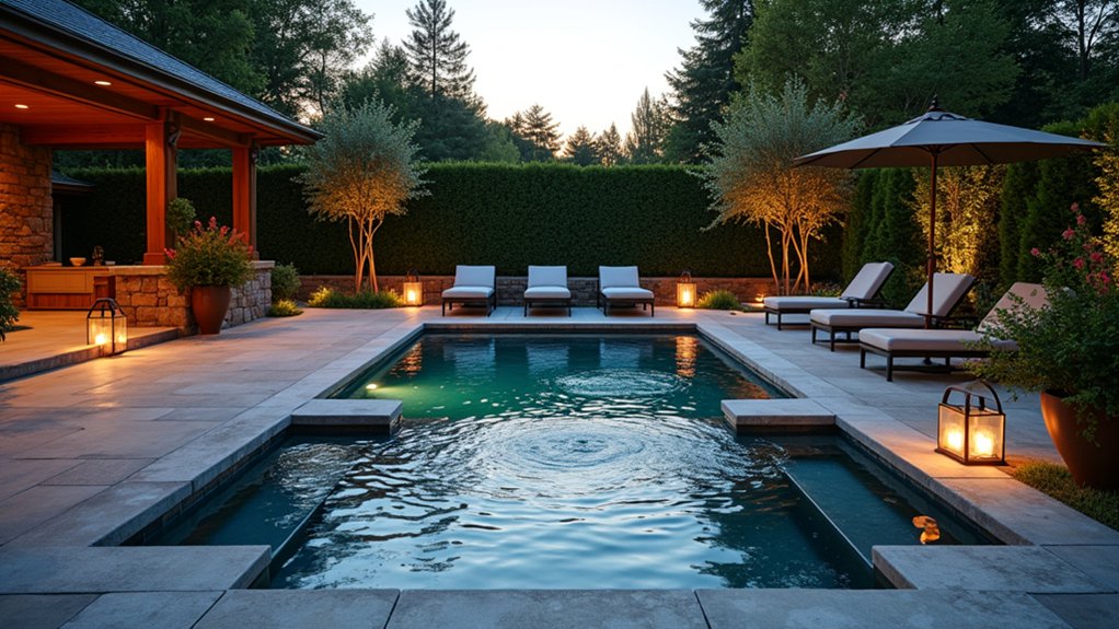 ultimate spa pool deck