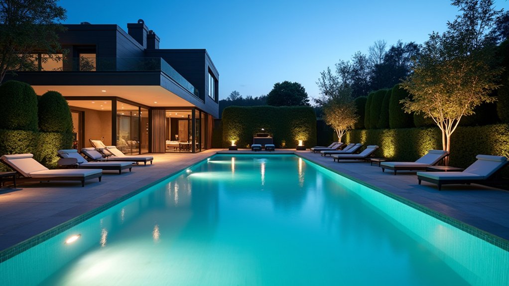 20 Residential Pool Design Ideas for Everyday Elegance underwater relaxation seating areas