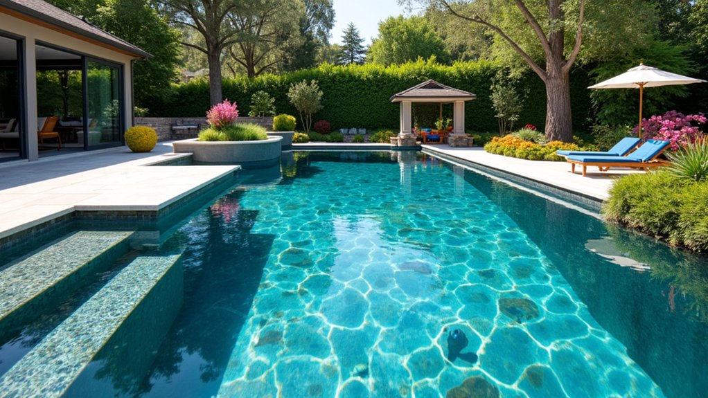 23 Pool Design Ideas With Kids Area Concepts for Family Fun underwater viewing panels enchant