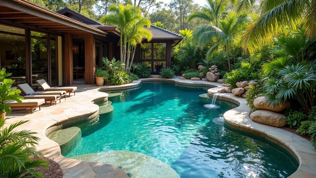 20 Elegant Swimming Pool Design Ideas for Every Home unique artistic pool design