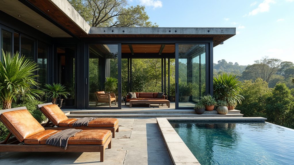 19 Airy Pool Deck Gazebo Ideas That Invite You to Lounge urban elegance by poolside