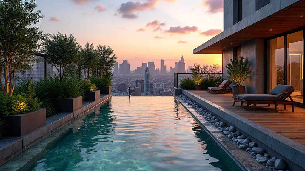 23 Natural Pool Design Ideas That Feel Earthy and Serene urban oasis with serenity