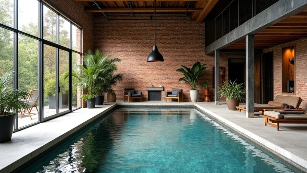 23 Indoor Pool Design Ideas for Year-Round Enjoyment urban retreat with sophistication