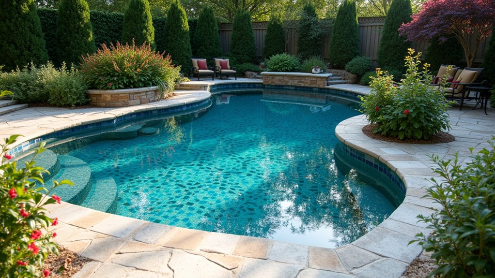 18 Simple Pool Design Ideas for an Effortless Backyard Look vibrant artistic pool design