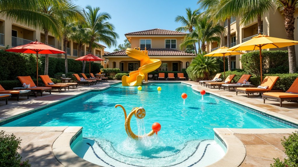 20 Resort Pool Ideas That Feel Like a Vacation at Home vibrant family water fun
