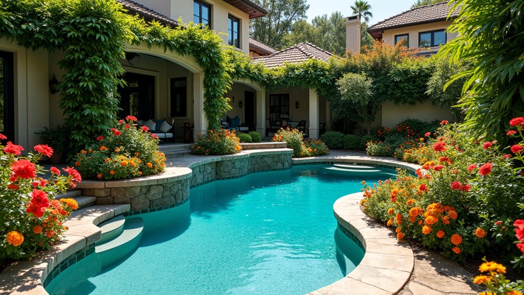 vibrant floral paradise retreat