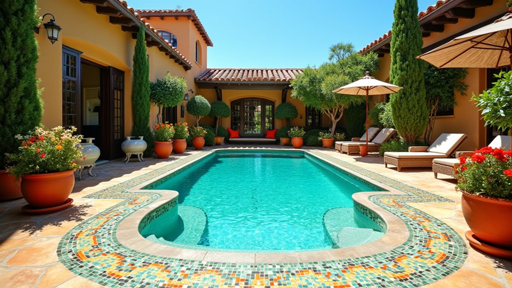 vibrant mediterranean mosaic tiles