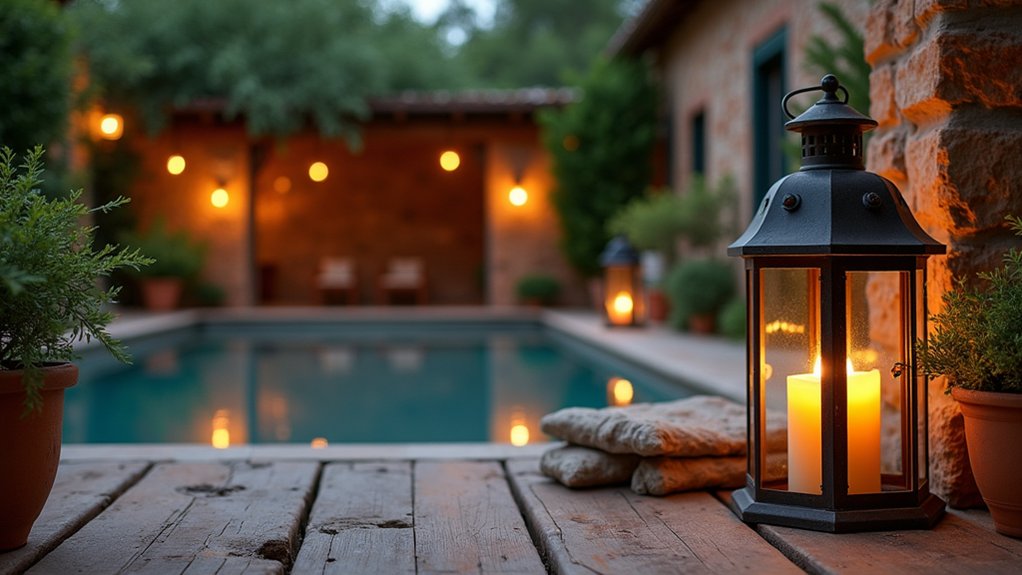 15 Rustic Pool Ideas for a Cozy Outdoor Escape vintage charm for outdoors