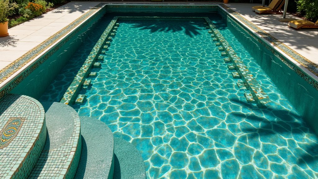 vintage glamour by the pool
