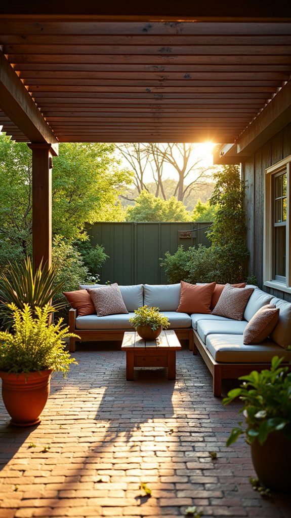 24 Clever Pool Shade Ideas That Help Beat the Sun adjustable louvered pergola design