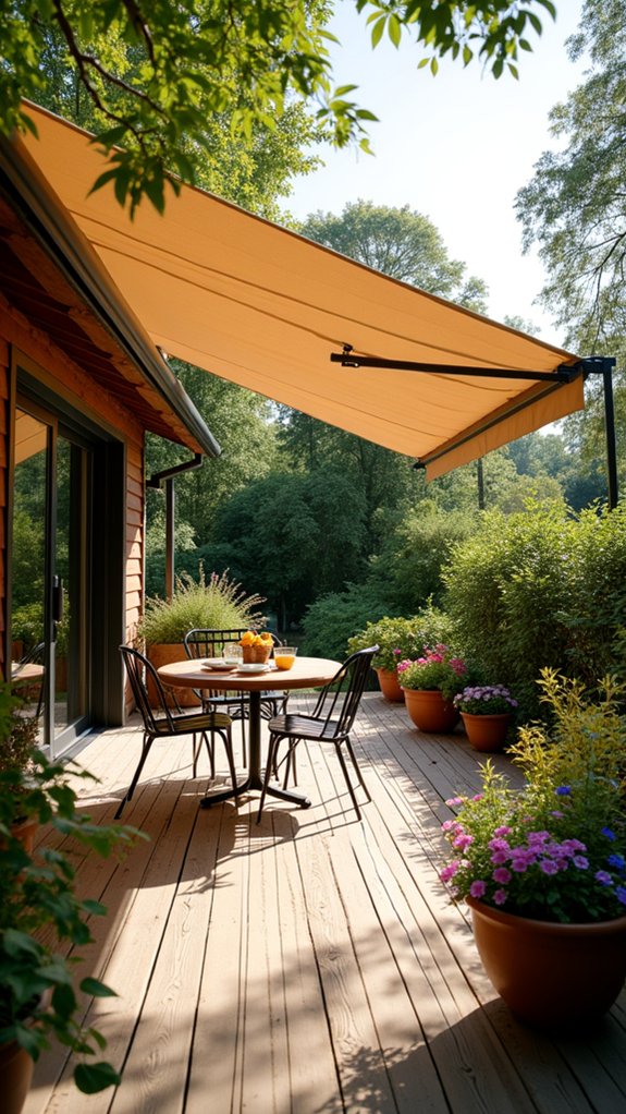 24 Smooth Retractable Pool Shade Ideas That Adjust Effortlessly adjustable shading for aesthetics