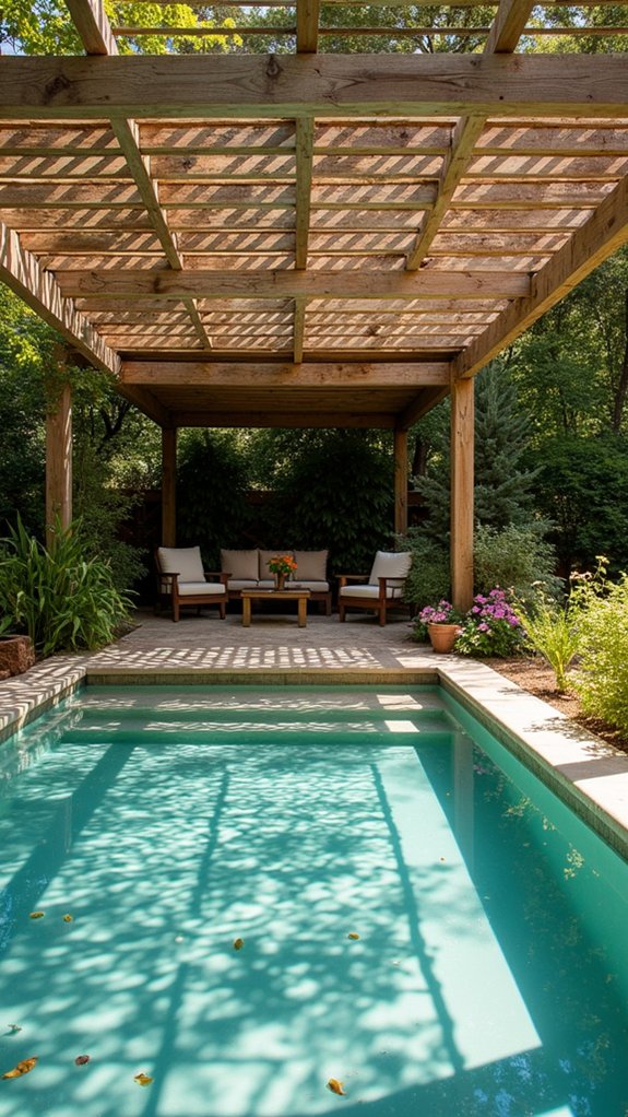 20 Flexible Movable Pool Shade Ideas For Changing Sunlight adjustable sunlight control elegance