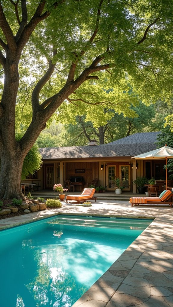 25 Shade Trees For Pool Area Ideas That Bring Cooling Greenery ample shade beautiful aesthetics