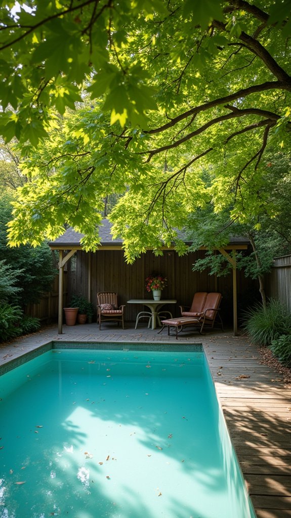 25 Shade Trees For Pool Area Ideas That Bring Cooling Greenery beautiful shade for relaxation