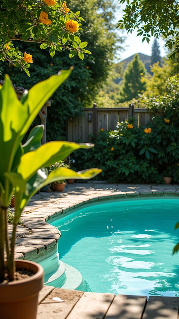 21 Pretty Shade Plants Around Pool Ideas That Add Color and Cover bold leaves vibrant blooms