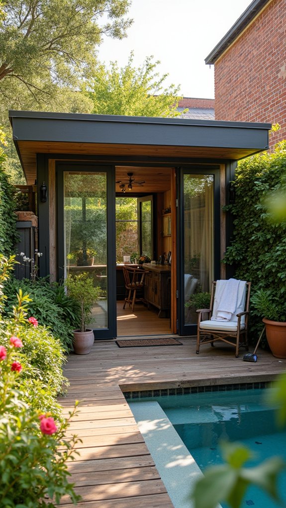 19 Smart Small Pool House Ideas That Maximize Tight Spaces bright inviting spacious atmosphere