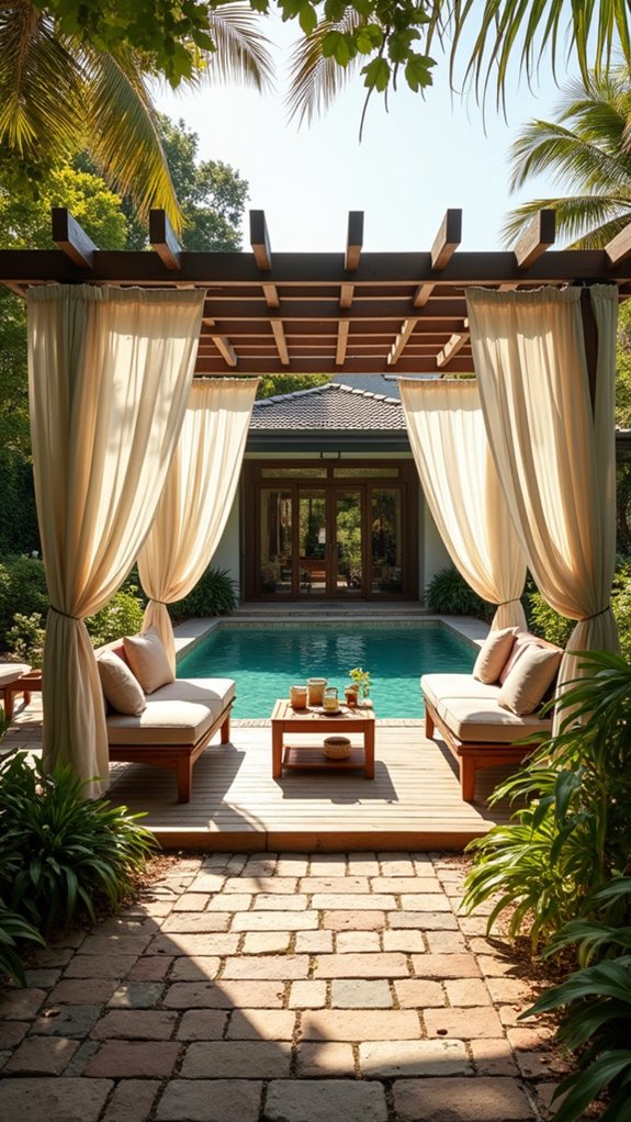 25 Luxury Pool House Ideas That Feel Like a Private Resort charming outdoor relaxation oasis
