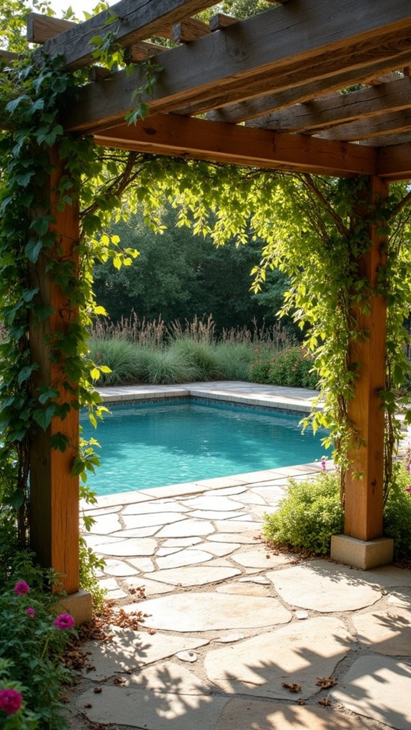 25 Inviting Rustic Pool Gazebo Ideas With Natural Materials charming rustic pergola retreat