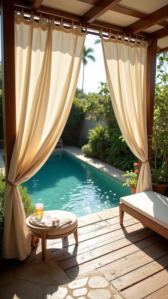 23 Luxury Pool Gazebo Ideas With High End Features chic cabana retreat fabrics