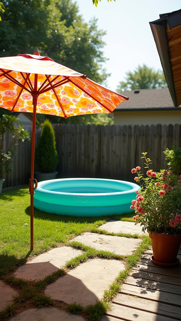 22 Quick Temporary Pool Shade Ideas For Instant Protection chic portable shade solution