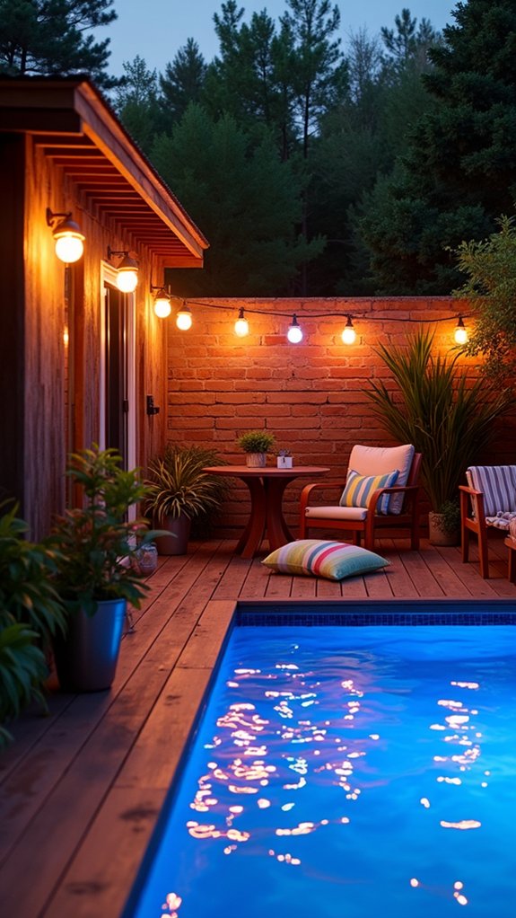 24 Fun Pool Party Lighting Ideas That Keep the Energy High colorful ambiance for celebrations