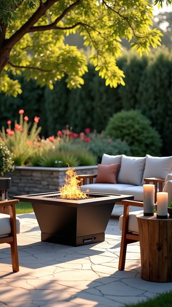 18 Stylish Pool Cabana Furniture Ideas That Complete the Look contemporary fire pit elegance