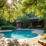 cooling greenery for pools