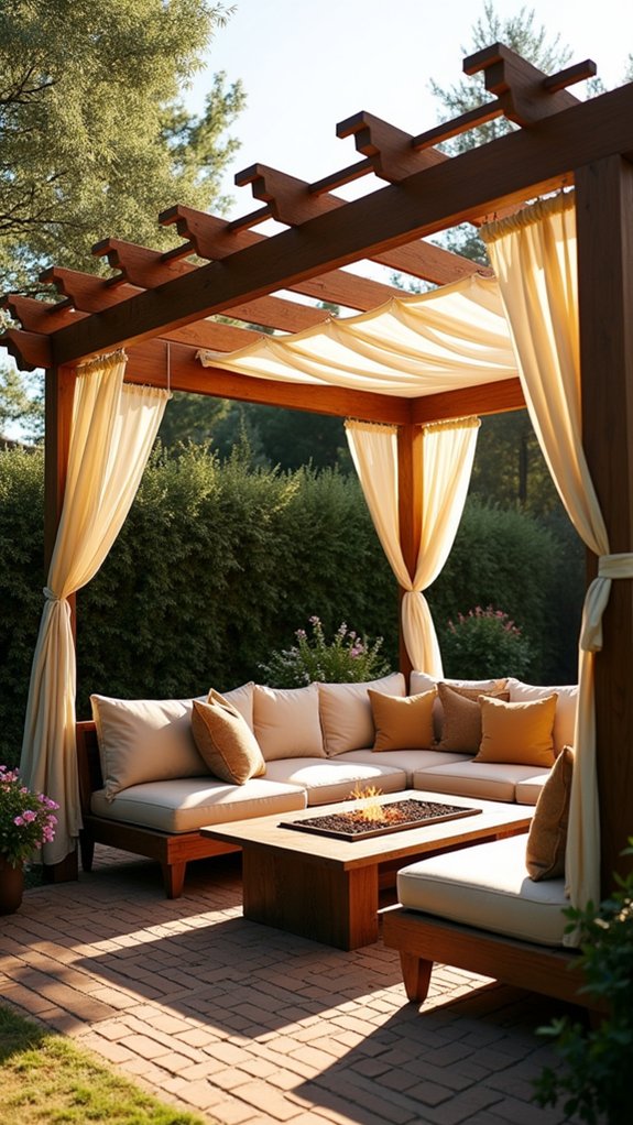 24 Practical Pool Pergola With Kitchen Ideas For Outdoor Cooking cozy contemporary outdoor retreat