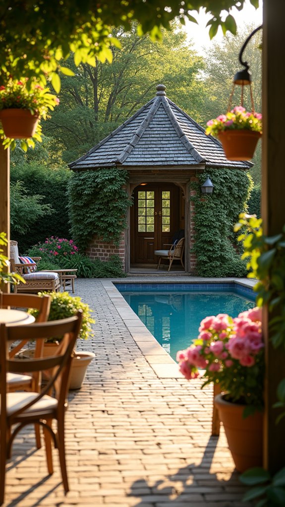 23 Elegant Pool House With Gazebo Ideas For Outdoor Gatherings cozy enclosed pool house