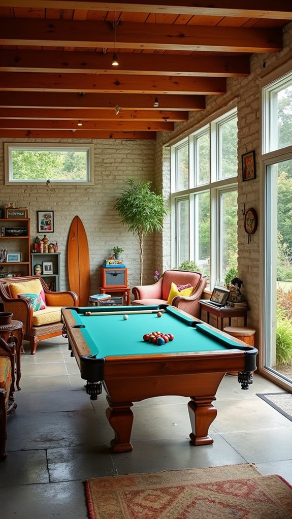 24 Creative Pool House For Small Backyard Ideas That Make Every Foot Count cozy family game nights