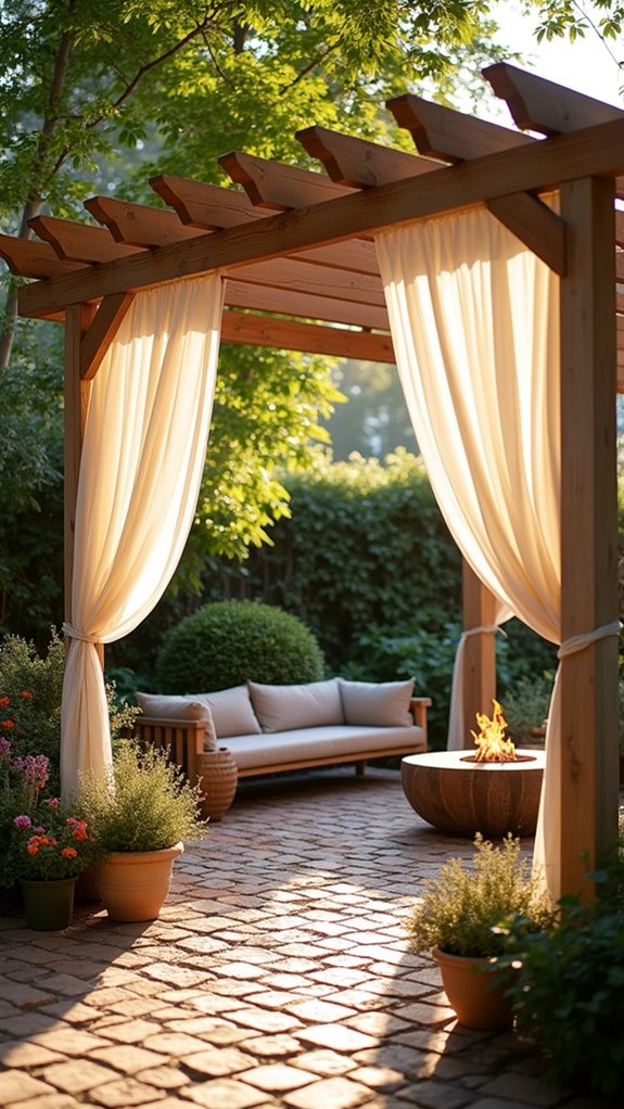 20 Cozy Pool Pergola With Fireplace Ideas For Warm Nights cozy gatherings around fire