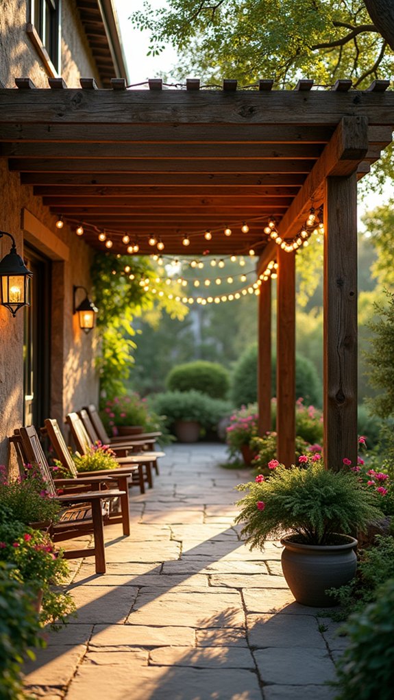 23 Inviting Pool Shade Pergola Ideas That Add Character cozy illuminated pergola retreat