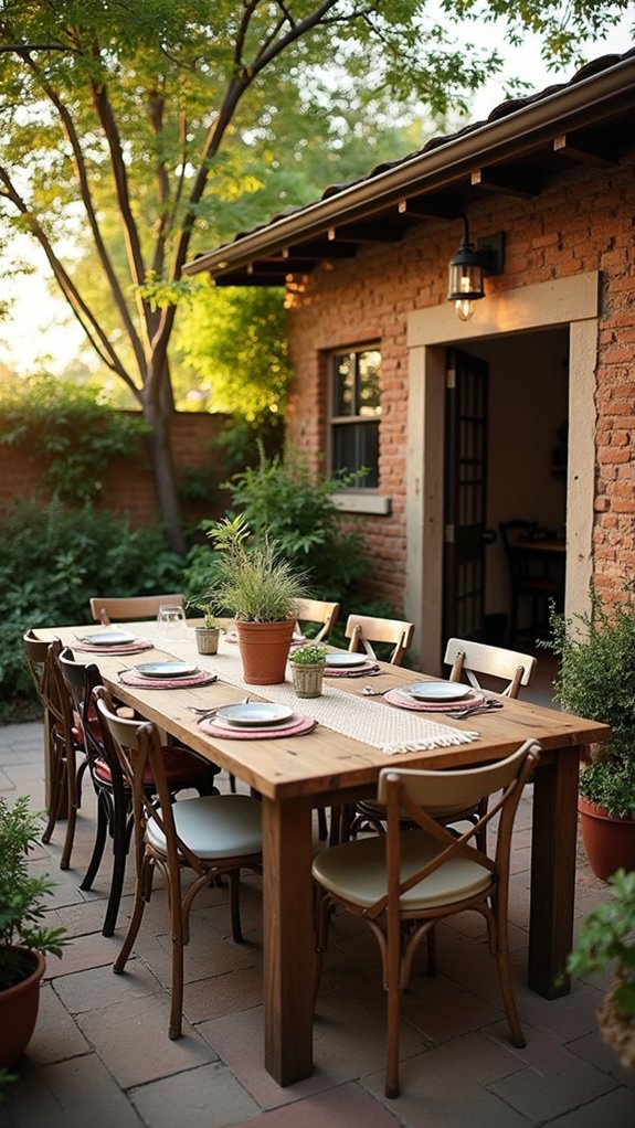 19 Smart Small Pool House Ideas That Maximize Tight Spaces cozy outdoor dining setup