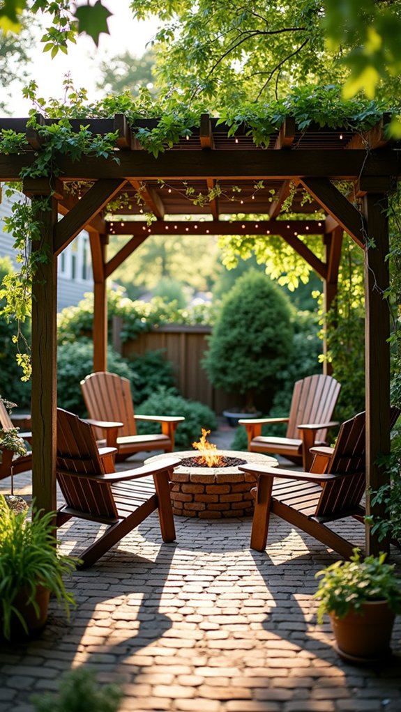 18 Charming Backyard Pool Pergola Ideas That Complete the Space cozy outdoor gathering space