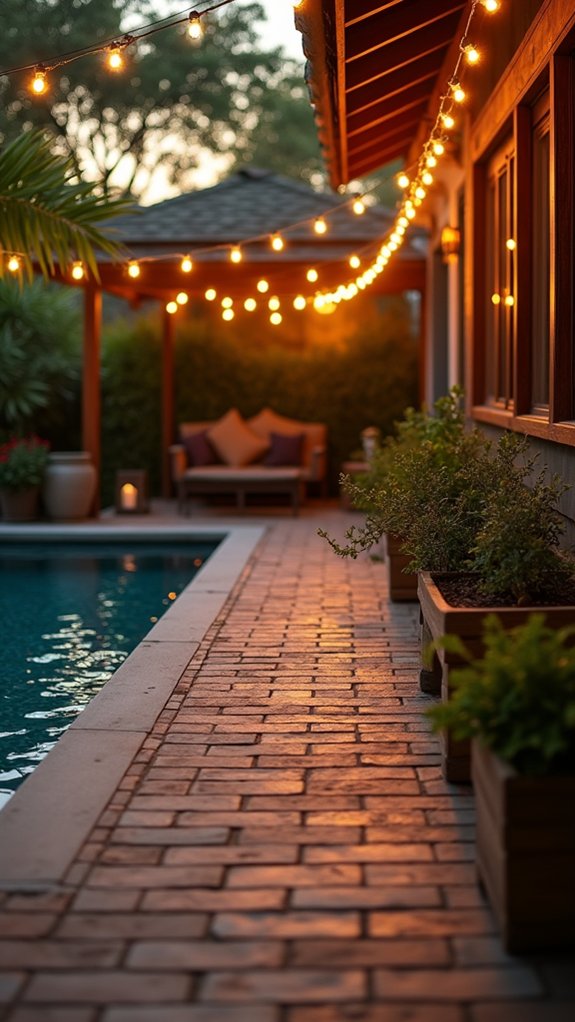 20 Cozy Patio Lighting Around Pool Ideas That Make Evenings Last Longer cozy outdoor lighting solution