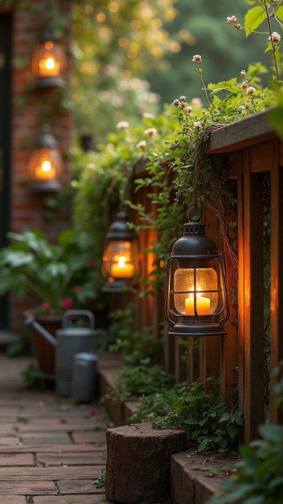 24 Lush Pool Garden Lighting Ideas That Bring Plants to Life cozy warm lantern ambiance