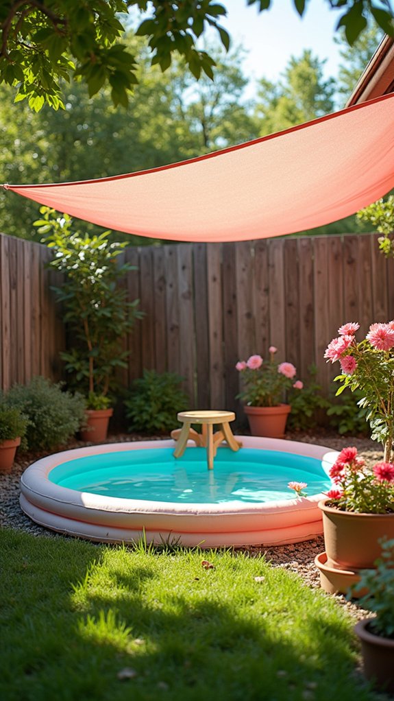 21 Handy Kiddie Pool Shade Ideas That Protect Sensitive Skin custom shade cloth coverage