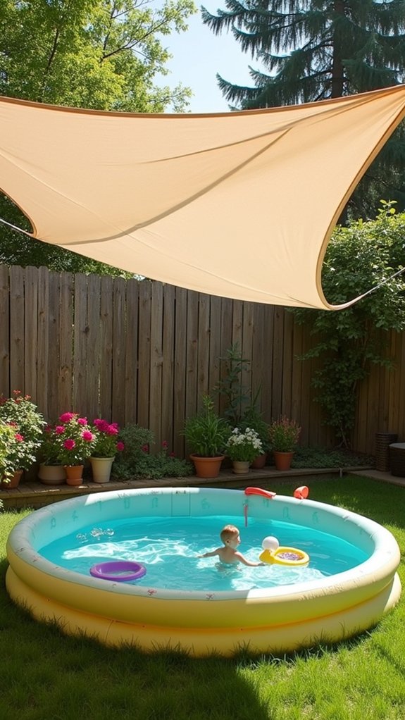 21 Handy Kiddie Pool Shade Ideas That Protect Sensitive Skin customizable budget friendly shade solutions