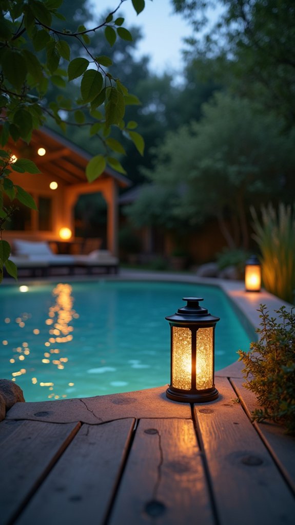 21 Dreamy Pool Mood Lighting Ideas For Soft Evening Vibes eco friendly pool lighting solution