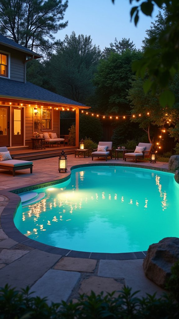 23 Smart Inground Pool Lighting Ideas That Brighten Every Corner effortless luxury with lighting