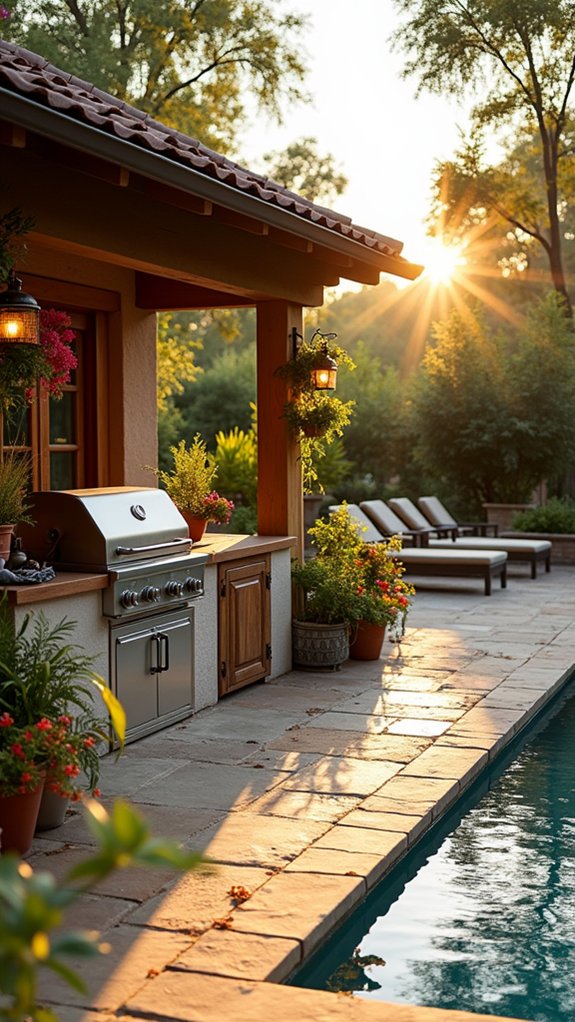 23 Functional Pool House With Outdoor Kitchen Ideas For Easy Entertaining effortless outdoor cooking gatherings