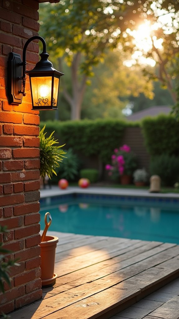 19 Practical Pool Fence Lighting Ideas That Boost Security and Style elegant and secure lighting