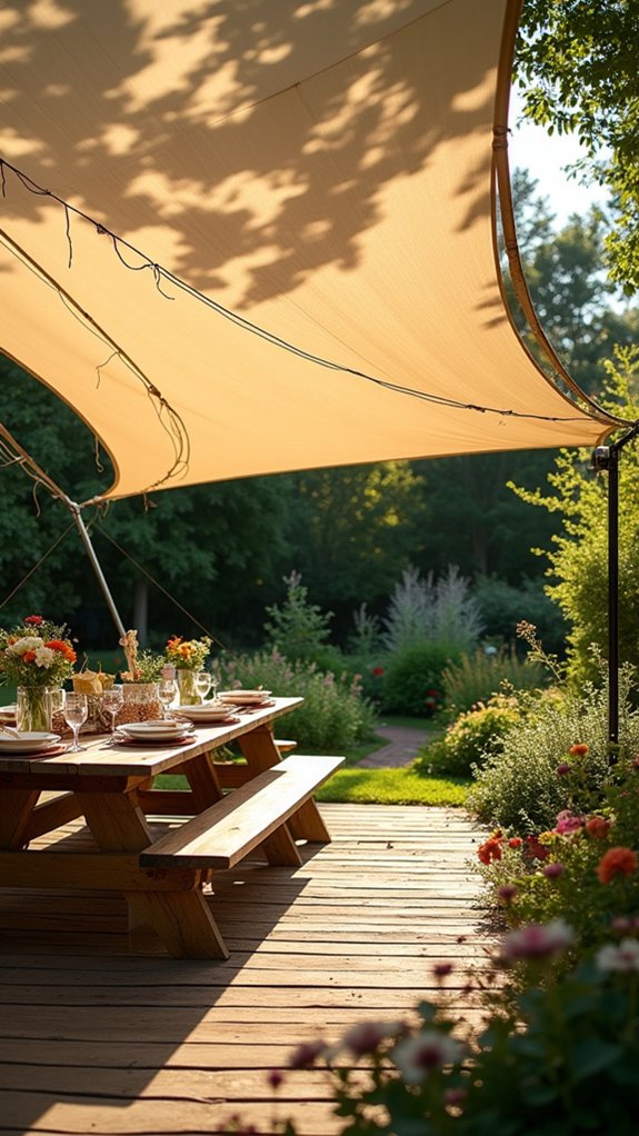 20 Practical Pool Shade Canopy Ideas For Hot Summer Days elegant gatherings under sailcloth