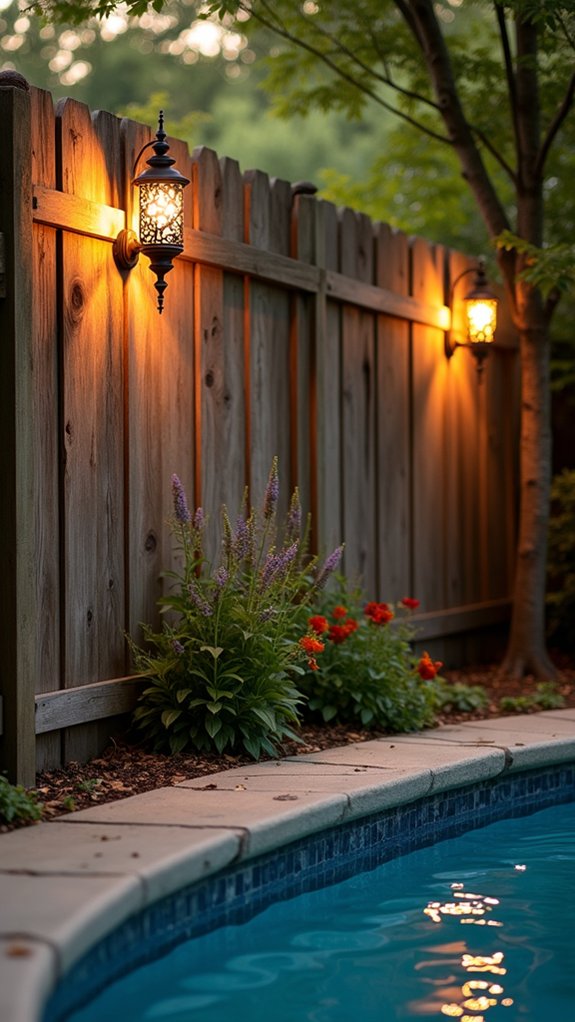 18 Creative Backyard Above Ground Pool Lighting Ideas For Dark Evenings elegant outdoor lighting fixtures