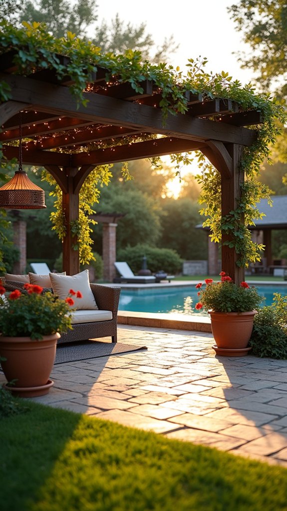 23 Elegant Pool House With Gazebo Ideas For Outdoor Gatherings elegant shaded outdoor gatherings