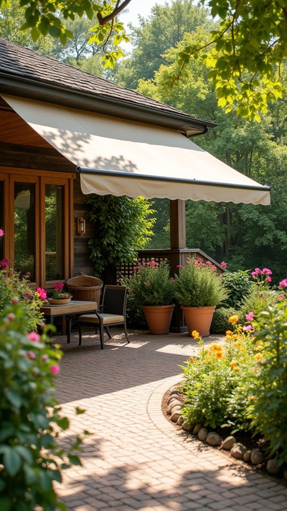 24 Smooth Retractable Pool Shade Ideas That Adjust Effortlessly elegant sunshade outdoor retreat